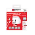 Matkasovitin 3-napainen maadoitettu, integroitu pikalataus 45 watin PD-USB-laturi (1 x USB C & 1 x USB). - Matka-adapterit - 7640166329107 - 66