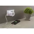 Matkasovitin 3-napainen maadoitettu, integroitu pikalataus 45 watin PD-USB-laturi (1 x USB C & 1 x USB). - Matka-adapterit - 7640166329107 - 53