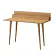 Moderni Opiskelupöytä, Tammi, 100% Melamiinipinnoitettu Lastulevy, 100x94x60 cm, Seinään Kiinnitettävä, 1 Paketti - Työpöydät - 8681875179057 - 1
