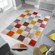 Monivärinen 140x220 cm Polyesterimatto - Antibakteerinen, Konepestävä, 3D Digitaalipainatus, Liukumaton Alusta - Suuret ja keskikokoiset matot - 8682870069237 - 2