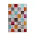 Monivärinen 140x220 cm Polyesterimatto - Antibakteerinen, Konepestävä, 3D Digitaalipainatus, Liukumaton Alusta - Suuret ja keskikokoiset matot - 8682870069237 - 1