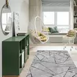 Monivärinen 180x280 cm Polyesterimatto - Antibakteerinen, Konepestävä, 3D Digitaalinen Painatus, Liukumaton Alusta - Suuret ja keskikokoiset matot - 8682870071957 - 2