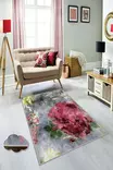 Monivärinen 3D Digitaalipainettu Polyesterimatto 120x180 cm - Antibakteerinen, Konepestävä, Liukumaton PVC-pohja - Suuret ja keskikokoiset matot - 8681875857627 - 2
