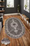 Monivärinen 50x80 cm Antibakteerinen 3D Digitaalipainettu Polyesterimatto - Konepestävä, Liukumaton, 8mm Nukka - Pienet matot ja käytävämatot - 8682870609747 - 2