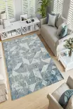Monivärinen Antibakteerinen eteisen matto käytävämatto 100x200 cm - 100% Polyesteri, Digitaalinen Painatus, Konepestävä, Liukumaton Alusta - Suuret ja keskikokoiset matot - 8683342906777 - 2