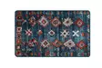 Monivärinen Antibakteerinen Kylpymatto 70x120 cm - 100% Polyesteri, 10 mm Nukka, Konepestävä, Liukumaton Alapuoli - Kylpyhuonematot ja kosteantilan matot - 8683342800617 - 3