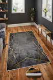 Monivärinen eteisen matto käytävämatto 100x200 cm - Antibakteerinen, Liukumaton, 3D Digipainatus, Konepestävä, 100% Polyesteri - Suuret ja keskikokoiset matot - 8682870589797 - 2
