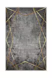 Monivärinen eteisen matto käytävämatto 100x200 cm - Antibakteerinen, Liukumaton, 3D Digipainatus, Konepestävä, 100% Polyesteri - Suuret ja keskikokoiset matot - 8682870589797 - 1