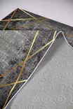 Monivärinen eteisen matto käytävämatto 100x200 cm - Antibakteerinen, Liukumaton, 3D Digipainatus, Konepestävä, 100% Polyesteri - Suuret ja keskikokoiset matot - 8682870589797 - 4