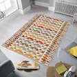 Monivärinen eteisen matto käytävämatto 80x150 cm - 100% Polyesteri, Antibakteerinen, Konepestävä, 3D Digitaalinen Painatus - Pienet matot ja käytävämatot - 8682870066977 - 2