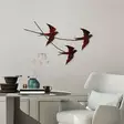 Monivärinen Käsintehty Metallinen Seinäkoriste - 100% Metalli, 42x70 cm, Yksilöllinen Taideteos Kodin Sisustukseen - Koristeet, koriste-esineet - 8683743680047 - 2