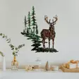 Monivärinen Käsintehty Metallinen Seinäkoriste 65x79 cm - Uniikki Taideteos Kodin Sisustukseen - Koristeet, koriste-esineet - 8683743679997 - 2