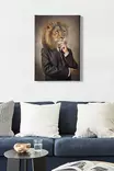 Monivärinen Koristeellinen Canvas-taulu 50x70 cm - 100% Puukehys, 3 cm Paksuus - Seinäsisustus Taulu - Taulut ja kehykset - 8681875608137 - 2