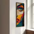 Monivärinen Koristeellinen Kehystetty MDF-maalaus - 40x120x3,5 cm - UV-painatus - Mäntykehys - Taulut ja kehykset - 8684283651177 - 5