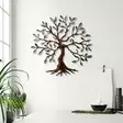 Monivärinen Koristeellinen Metalli Seinäkoriste - 100% Metalli, 60x60 cm, Käsinmaalattu, Yksilöllinen Taideteos - Koristeet, koriste-esineet - 8683743851607 - 3