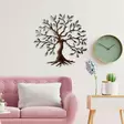 Monivärinen Koristeellinen Metalli Seinäkoriste - 100% Metalli, 60x60 cm, Käsinmaalattu, Yksilöllinen Taideteos - Koristeet, koriste-esineet - 8683743851607 - 5