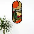 Monivärinen Koristeellinen Puinen Seinäkoriste - 100% Melamiinipinnoitettu Lastulevy, Koko 53 x 22 x 2 cm - Koristeet, koriste-esineet - 8683342945707 - 2