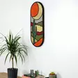 Monivärinen Koristeellinen Puinen Seinäkoriste - 100% Melamiinipinnoitettu Lastulevy, Koko 53 x 22 x 2 cm - Koristeet, koriste-esineet - 8683342945707 - 4