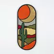 Monivärinen Koristeellinen Puinen Seinäkoriste - 100% Melamiinipinnoitettu Lastulevy, Koko 53 x 22 x 2 cm - Koristeet, koriste-esineet - 8683342945707 - 1