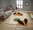 Monivärinen Matto 160x230 cm - 100% Polyesteri, Digitaalinen Painatus, Konepestävä, Liukumaton Alapuoli - Suuret ja keskikokoiset matot - 8683342181037 - 2
