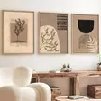 Monivärinen MDF-seinäkoriste, 3-osainen, 50x70 cm, massiivipuiset kehykset, tyylikäs sisustustaulu kotiin - Taulut ja kehykset - 8684282976707 - 2