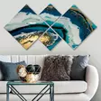 Monivärinen MDF-seinäkoriste 4-osainen - 100% MDF, UV-painatus, 60x115 cm, helppo asennus teipillä - Taulut ja kehykset - 8683342620987 - 2