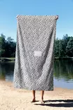 Monivärinen Rantapyyhe 90x150 cm - Ylellinen Mukavuus, Mikrofilamenttikangas, 70% Polyesteri / 30% Polyamidi - Pyyhkeet ja kylpytakit - 8684282666127 - 4