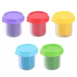 Muovailuvahasetti perusvärit Playgo - 5 x 113 g - Lelumassat ja limat - 6410416567297 - 4