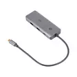 PNI MP15S USB-C:stä HDMI-moniporttisovittimeen, 2 x USB 3.0, SD/TF, RJ45, USB-C PD - PNI tuotteet - 5949066548697 - 7