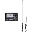PNI S9 CB antenni, 120 cm, perhosella, 4 m RG58 kaapeli ja PNI SWR-300 heijastusmittari SWR-mittaukseen - PNI tuotteet - 5949066540257 - 1
