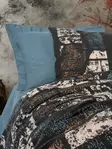 Ranforce parivuoteen pussilakanasetti, bensiininvihreä, 200 x 220 cm, pehmeä, kestävä - Lakanat ja tyynyliinat - 8684283402687 - 2