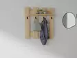 Safiirinsininen Hall Stand - 100% Melamiinipinnoitettu Lastulevy, 70x70x18 cm, Seinään Kiinnitettävä, Kestävä ja Tyylikäs - Eteiskaapit - 8683342740197 - 2