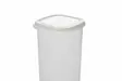 Säilytyslaatikko-setti (15 osaa), valkoinen, 10 x 10 x 9,5 cm/550 ml, kestävä, mikroaaltouuni-turvallinen - Muovilaatikot ja säilytyslaatikot - 8683742869177 - 4