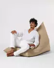 Säkkituoli ulkokäyttöön, musta, 145 cm, ympäristöystävällinen, mukava - Säkkituolit - 8683743039647 - 11