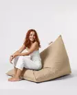 Säkkituoli ulkokäyttöön, musta, 145 cm, ympäristöystävällinen, mukava - Säkkituolit - 8683743039647 - 9