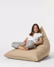 Säkkituoli ulkokäyttöön, musta, 145 cm, ympäristöystävällinen, mukava - Säkkituolit - 8683743039647 - 4