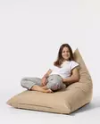 Säkkituoli ulkokäyttöön, musta, 145 cm, ympäristöystävällinen, mukava - Säkkituolit - 8683743039647 - 2