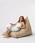 Säkkituoli ulkokäyttöön, musta, 145 cm, ympäristöystävällinen, mukava - Säkkituolit - 8683743039647 - 8