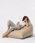 Säkkituoli ulkokäyttöön, musta, 145 cm, ympäristöystävällinen, mukava - Säkkituolit - 8683743039647 - 3
