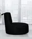 Säkkituoli ulkokäyttöön, musta, 70 cm, 80 cm, 35 cm, kestävä, vedenpitävä, mukava - Säkkituolit - 8683743038787 - 3