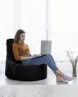 Säkkituoli ulkokäyttöön, musta, 70 cm, 80 cm, 35 cm, kestävä, vedenpitävä, mukava - Säkkituolit - 8683743038787 - 5