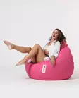 Säkkituoli ulkokäyttöön, vaaleanpunainen, 115 cm leveä, vedenkestävä, kestävä - Säkkituolit - 8683743039357 - 17