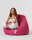 Säkkituoli ulkokäyttöön, vaaleanpunainen, 115 cm leveä, vedenkestävä, kestävä - Säkkituolit - 8683743039357 - 9