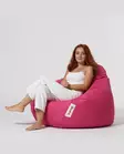 Säkkituoli ulkokäyttöön, vaaleanpunainen, 115 cm leveä, vedenkestävä, kestävä - Säkkituolit - 8683743039357 - 10