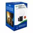 Seinävalaisin GLOBUS E27 PIR antrasiitti / tummanharmaa Led Energie - Pallomainen ulkoseinävalaisin liiketunnistimella - Seinä- ja kattovalaisimet - 6418536040737 - 7