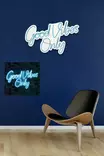 Sininen Joustava Neon LED Valaisin - IP67 Vesitiivis, 37x62x2 cm, 12V, A+ Energiatehokkuus, Sisäänrakennettu Ripustusjärjestelmä - Valokoristeet ja valohahmot - 8683342865227 - 5