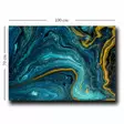 Sininen Koristeellinen Canvas-taulu 70x100 cm - Laadukas 100% Kangas ja Mäntykehys - Tyylikäs Sisustuselementti - Taulut ja kehykset - 8683743825967 - 1