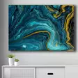 Sininen Koristeellinen Canvas-taulu 70x100 cm - Laadukas 100% Kangas ja Mäntykehys - Tyylikäs Sisustuselementti - Taulut ja kehykset - 8683743825967 - 2