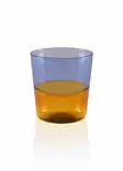 Sininen Tumbler 100% Lasi 8x8x9 cm 320 ml - Astianpesukoneen Kestävä, Ei Mikroaaltouuniin - Tyylikäs Keittiölasit - Juomalasit - 8684283559077 - 1