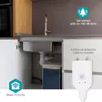 SmartLife Vesivuotovaroitin | Wi-Fi | Paristokäyttöinen | Anturin lisäjohto sisältyy | Maks. akunkesto: 24 Kuukautta | 80 dB | Valkoinen - Hälyttimet ja anturit - 5412810472697 - 53